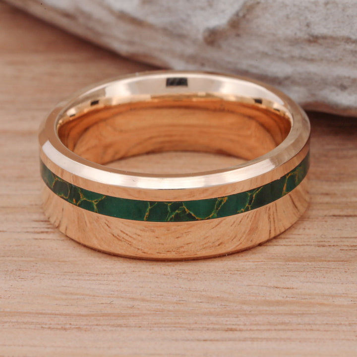 AZ Jade Canyon - Gold, Arizona Jade Inlay