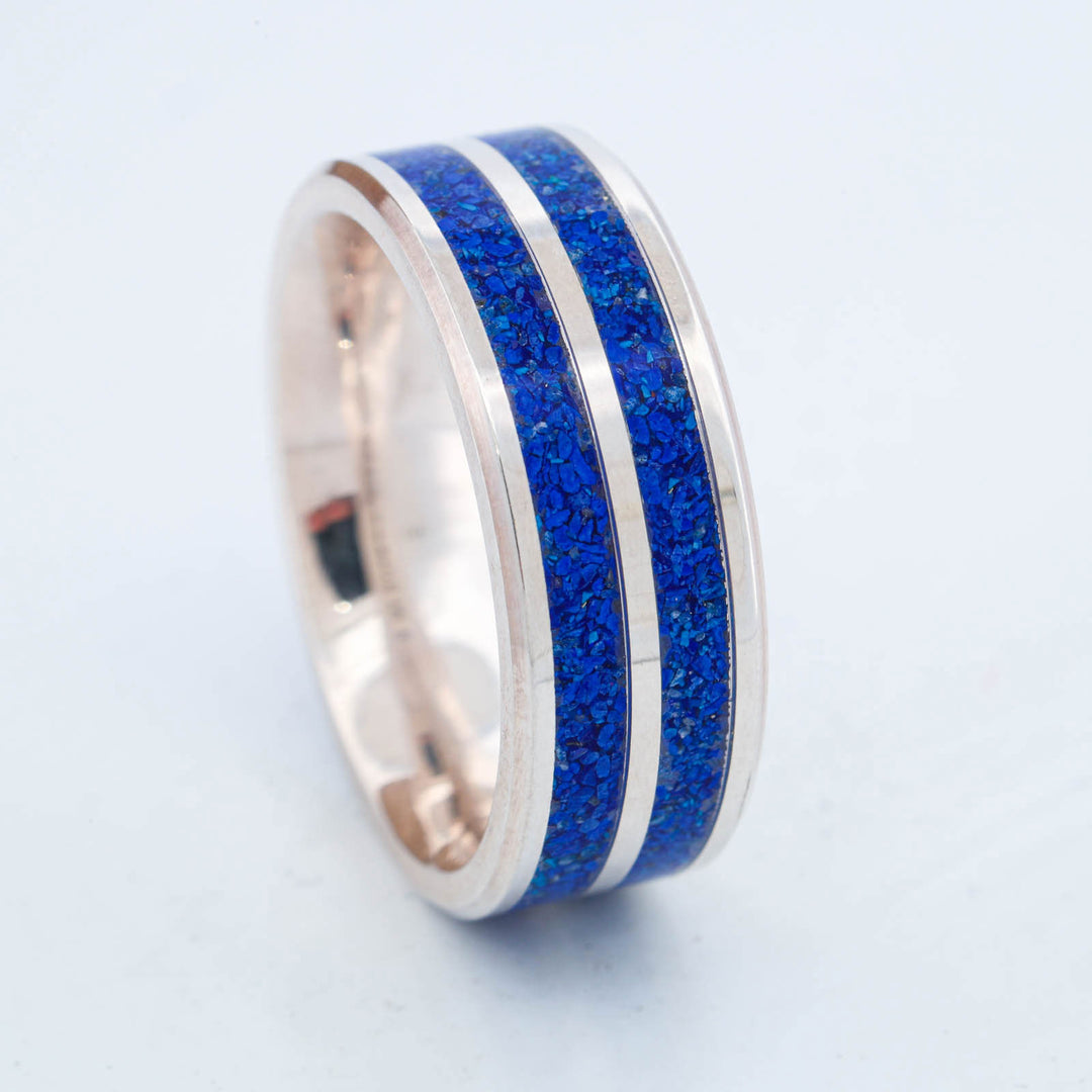 SALE RING - Silver & Lapis Lazuli - Size 8.25