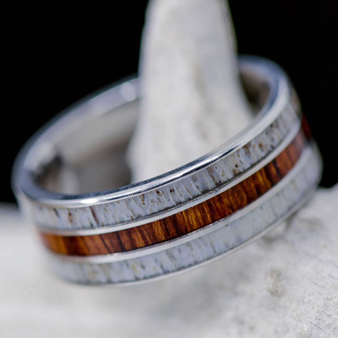 Desert Runner - Gold, Desert Ironwood, Elk Antler Inlays