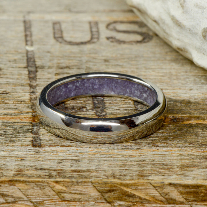 Metal with Periwinkle Lapis Sleeve