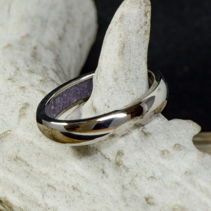 Metal with Periwinkle Lapis Sleeve