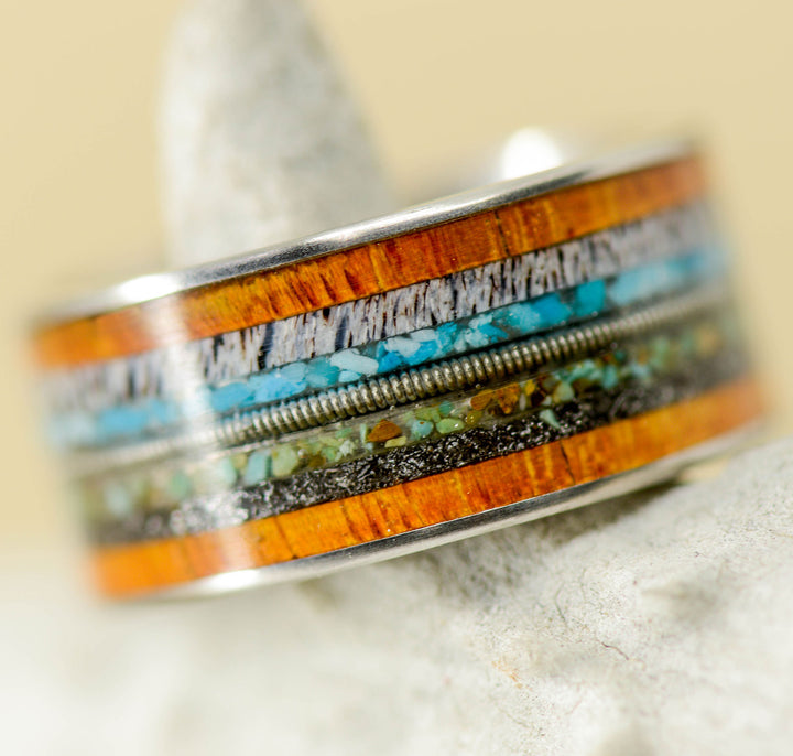 Orangewood, Antler, Turquoise, Guitar String, Meteorite
