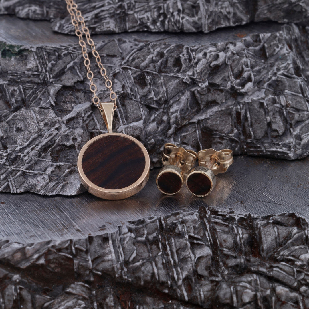 Arizona Ironwood Pendant and/or Stud Earring Set