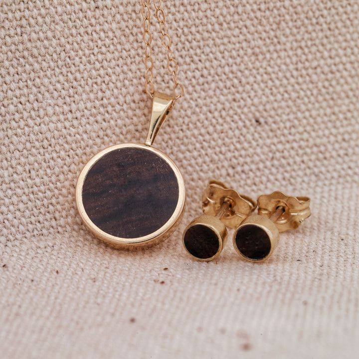 Arizona Ironwood Pendant and/or Stud Earring Set