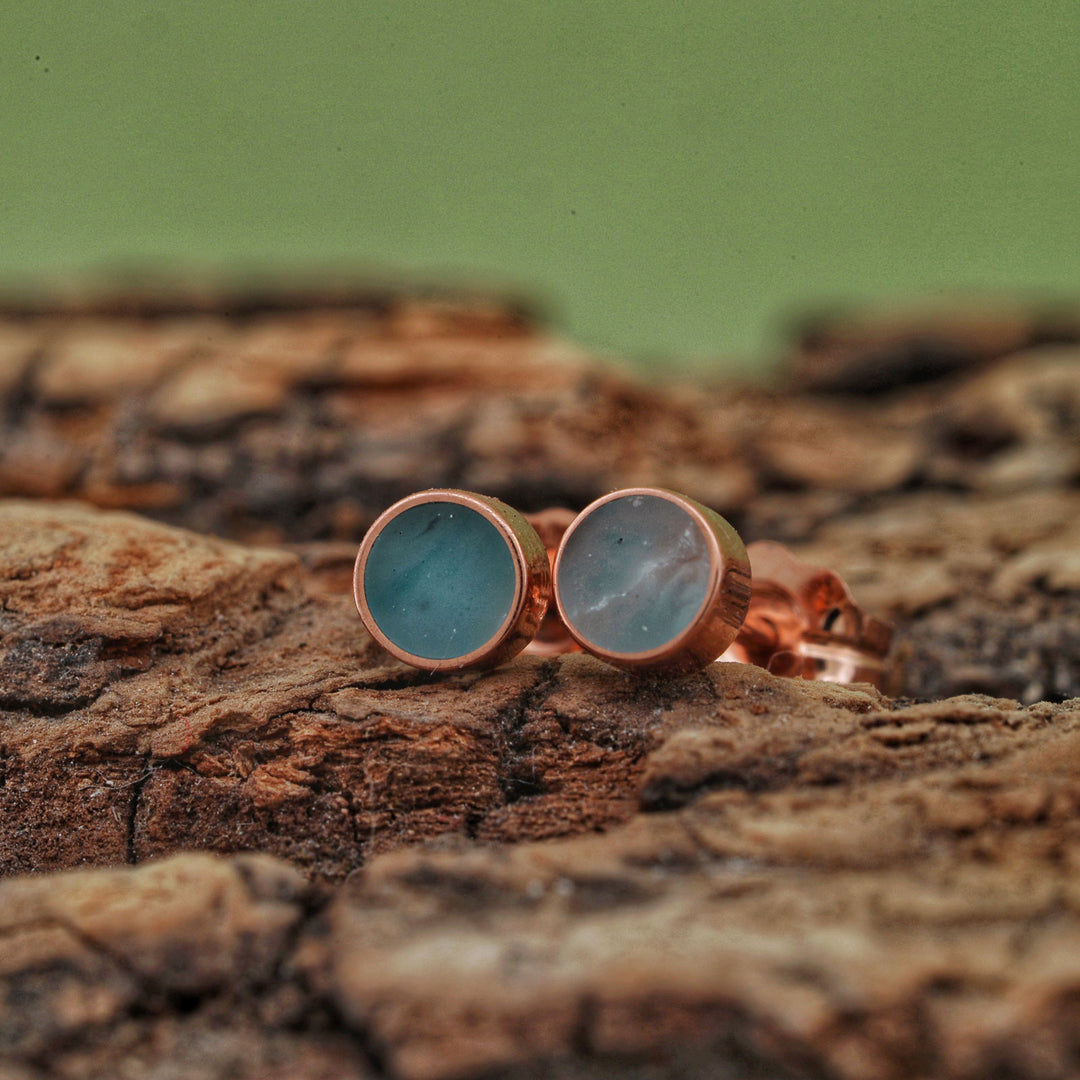 Larimar Pendant and/or Stud Earring Set