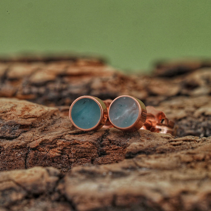 Larimar Pendant and/or Stud Earring Set