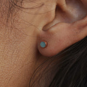 Larimar Pendant and/or Stud Earring Set
