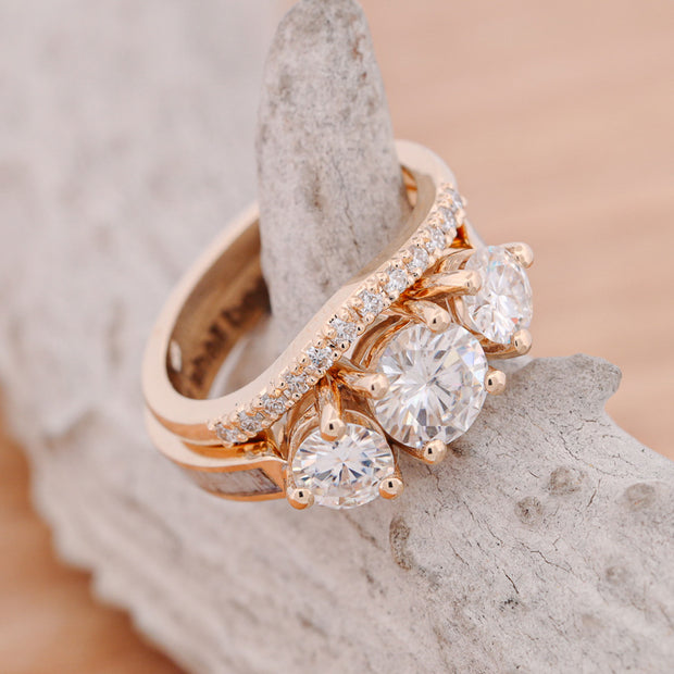 3 Stone Stack Rings Women - 3 Stone Rings – Stone Forge Studios