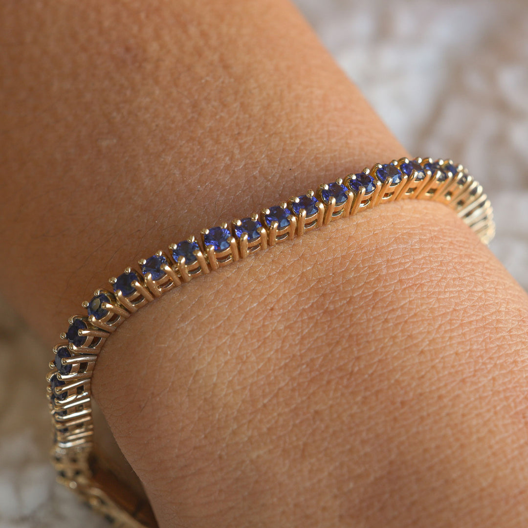 Chatham Sapphire Tennis Bracelet