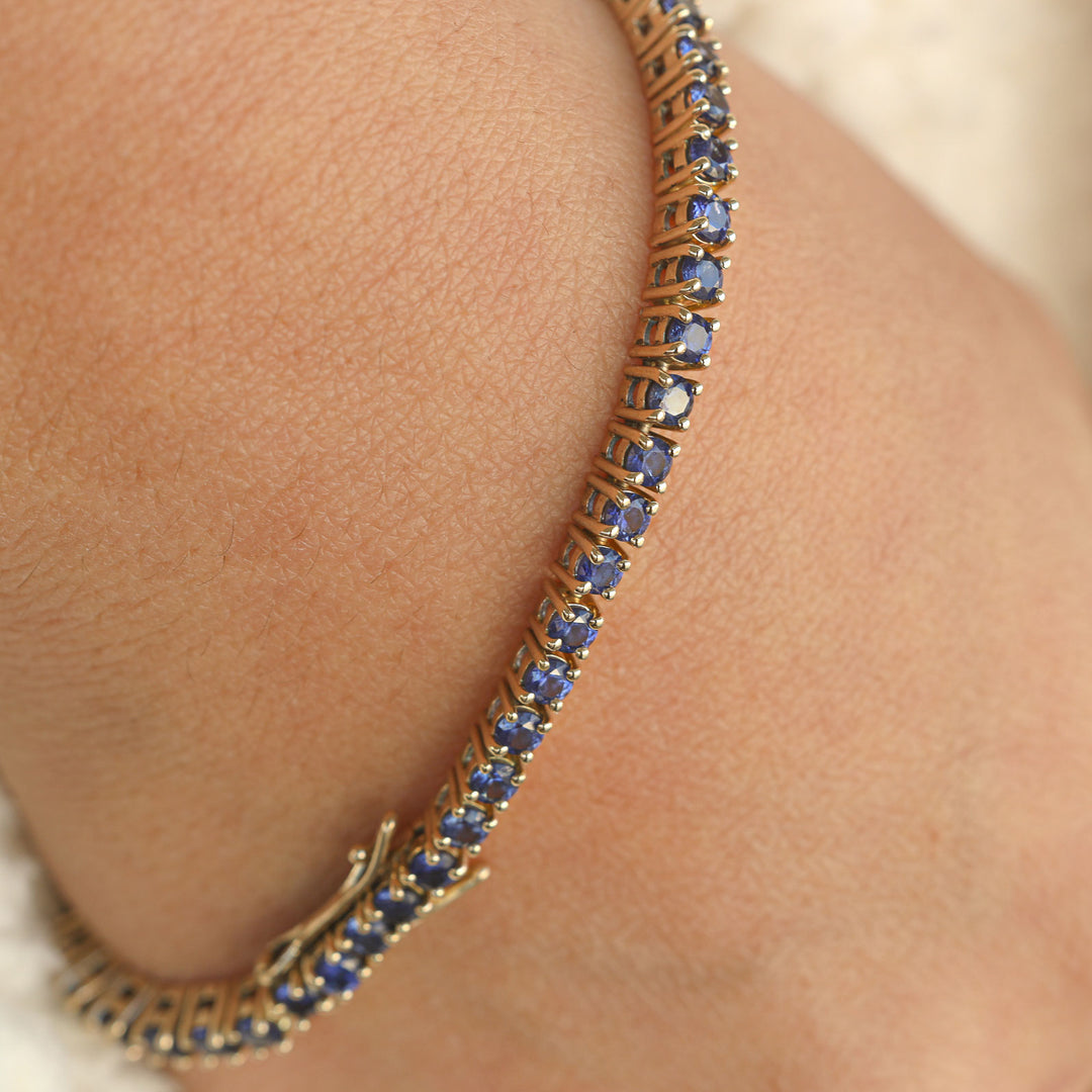 Chatham Sapphire Tennis Bracelet