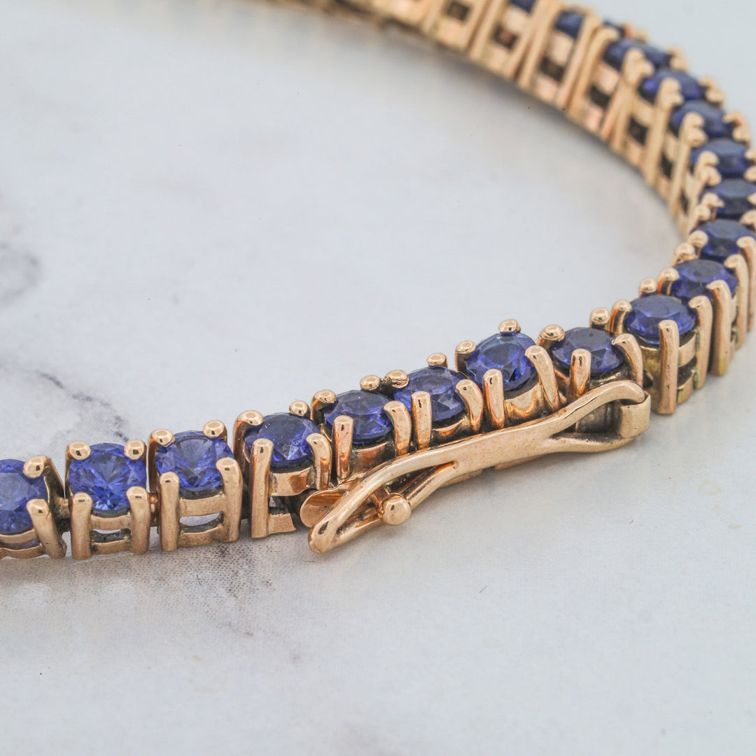 Chatham Sapphire Tennis Bracelet