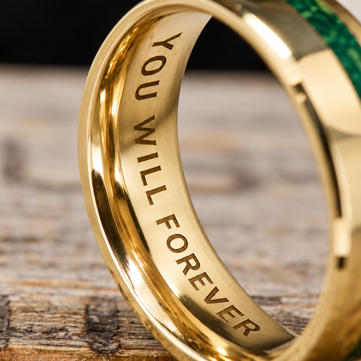 Custom ring engraving