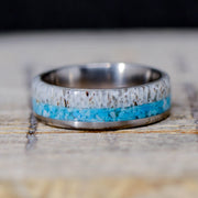 Antler, Turquoise, and Metal Line