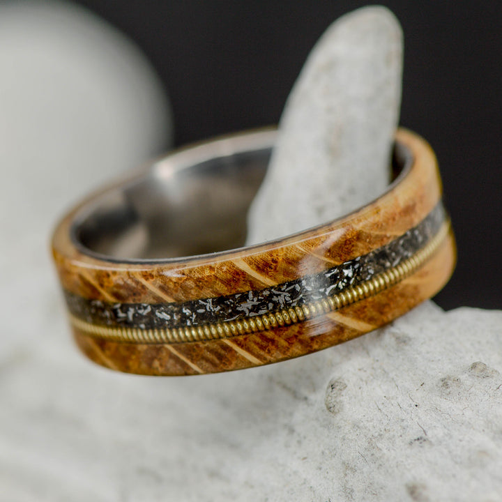 Whiskey Barrel Wood, Meteorite, Guitar String