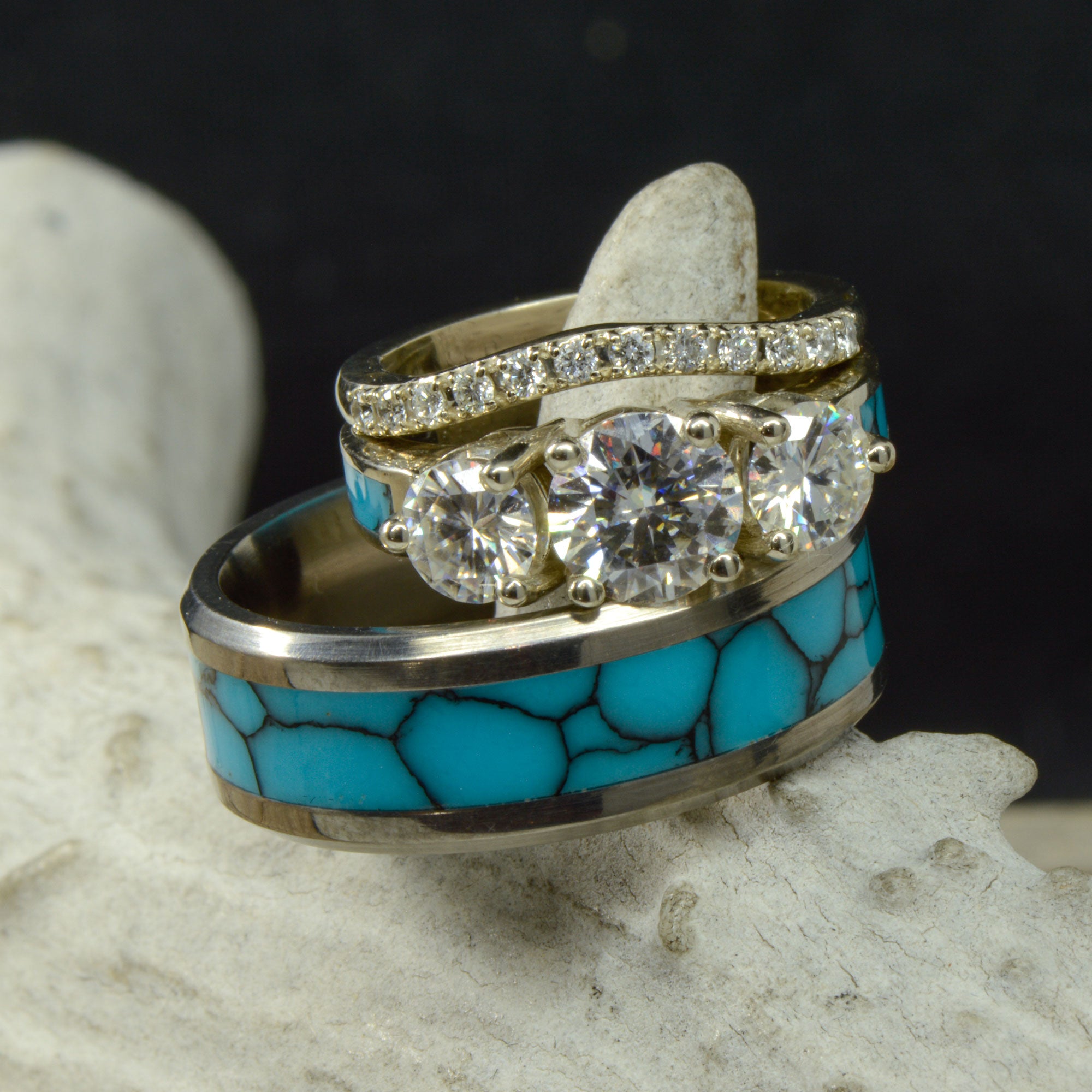 Turquoise Engagement Rings Turquoise Rings By Hileman
