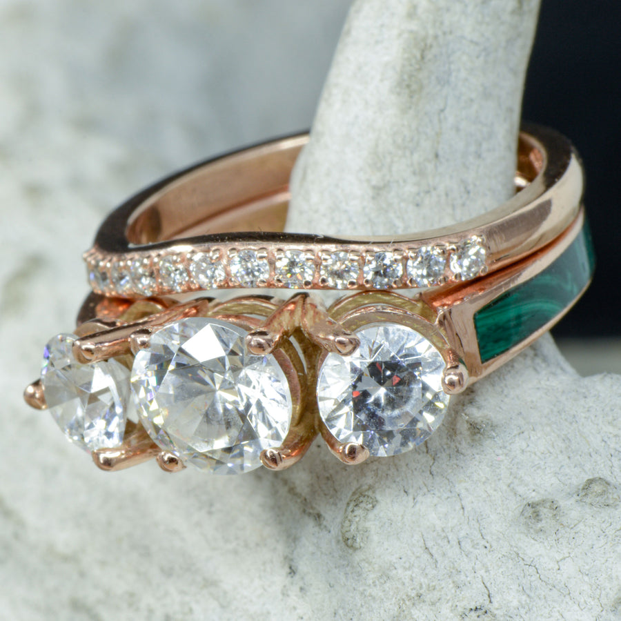 Women - 3 Stone Rings – Stone Forge Studios