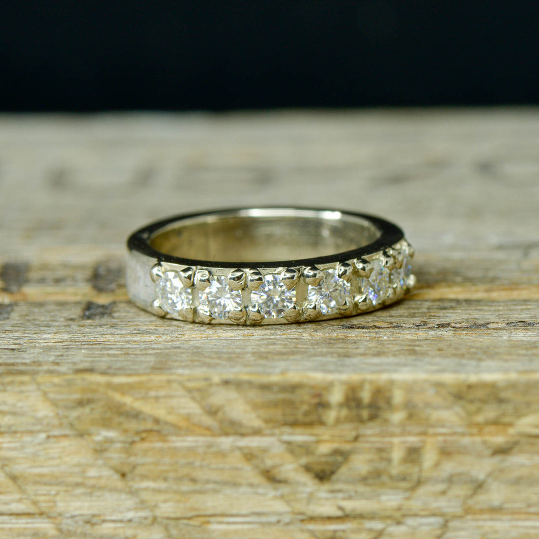 Diamond ring with Antler Channel