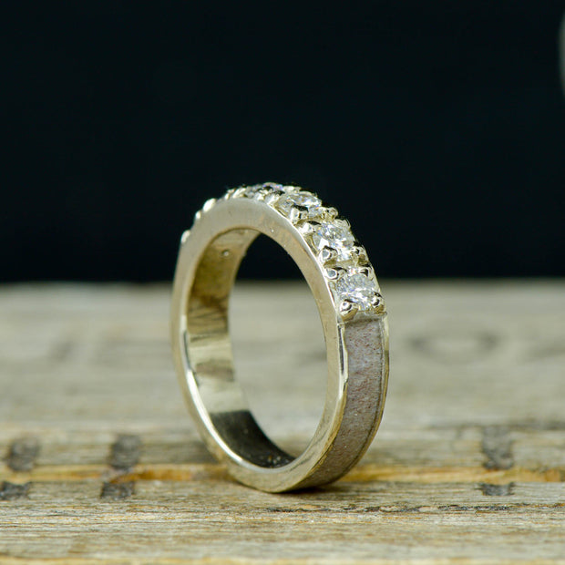 Diamond ring with Antler Channel