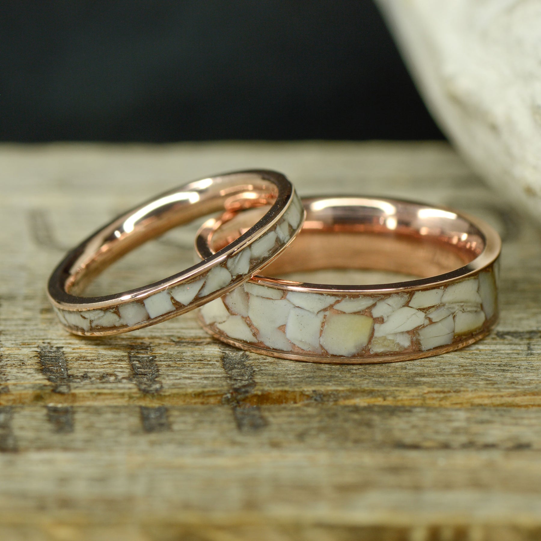 Ivoor Rings Elk ivory wedding ring | Beachweddingtips.com