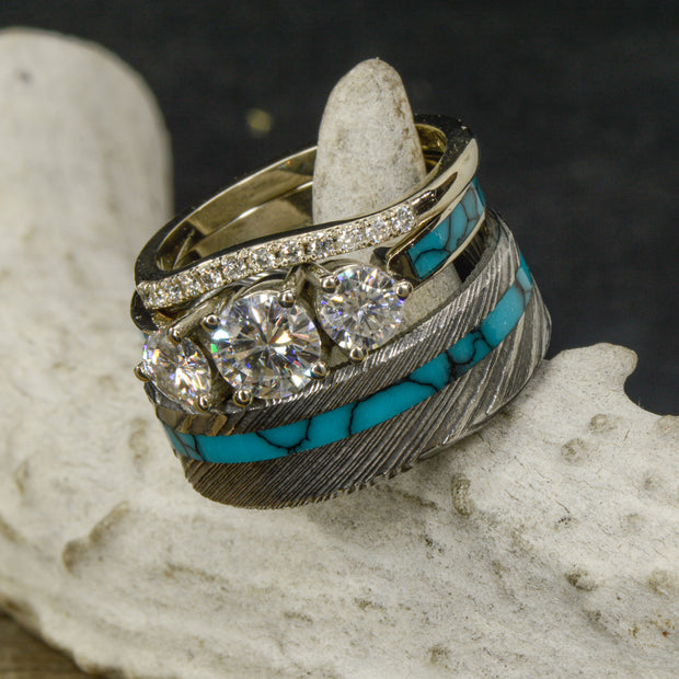 Set - Gemstone Ring – Stone Forge Studios