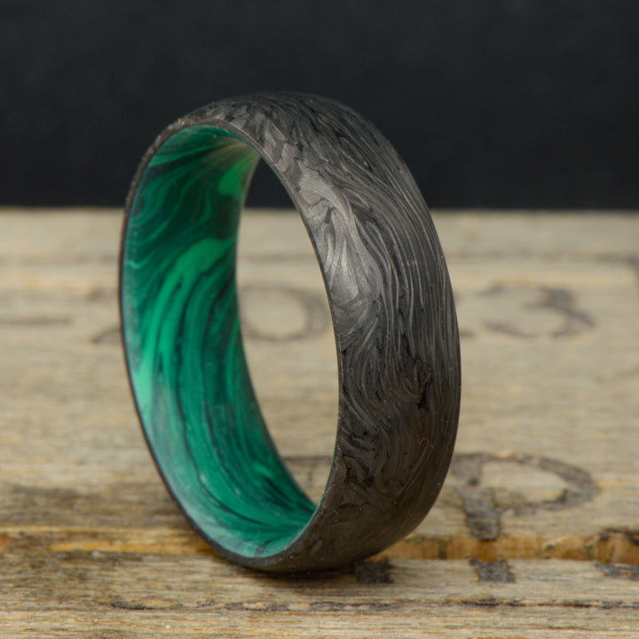 Forged Carbon Fiber & Malachite