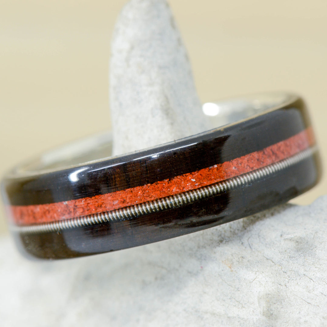 Blackwood, Red Opal, Guitar String