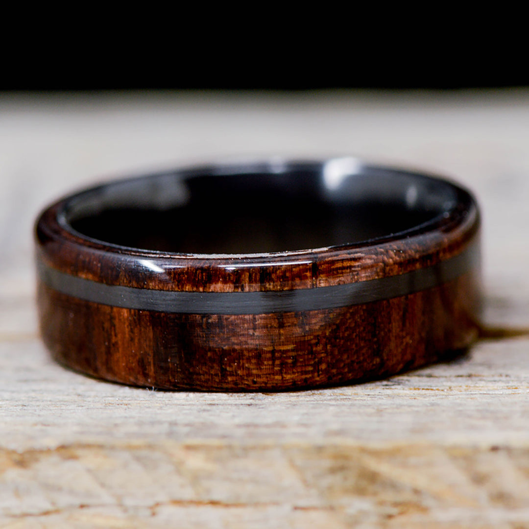 Black Zirconium & Walnut Wood, Metal