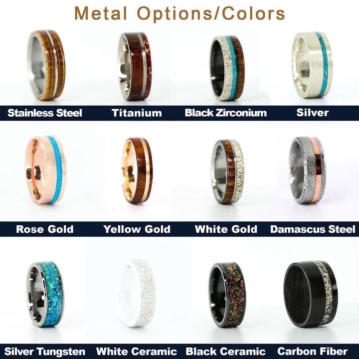 Turquoise, Koa, Antler, and Diamond