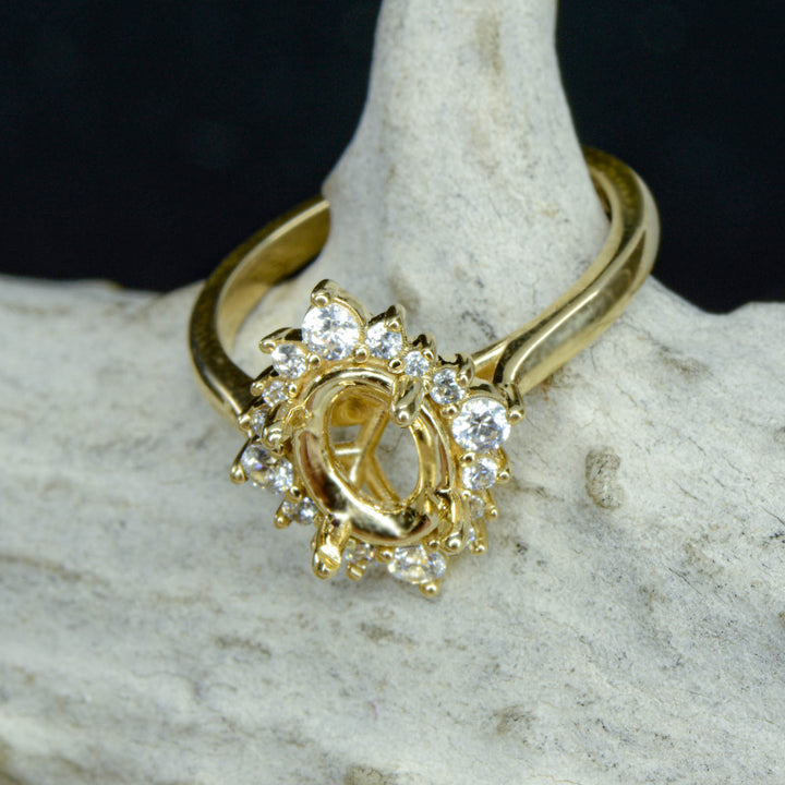 Oval Halo Oval Halo Ring - ***CHOOSE YOUR STONE***