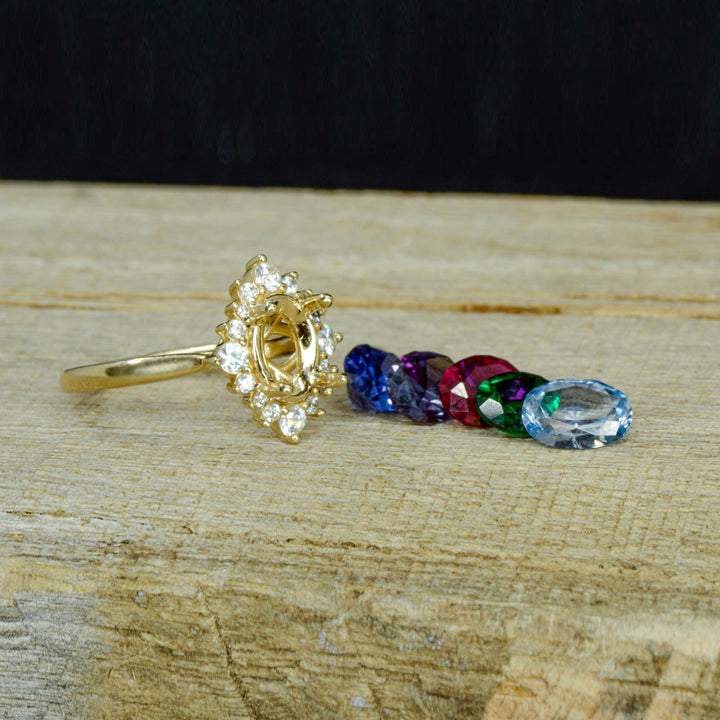 Oval Halo Oval Halo Ring - ***CHOOSE YOUR STONE***