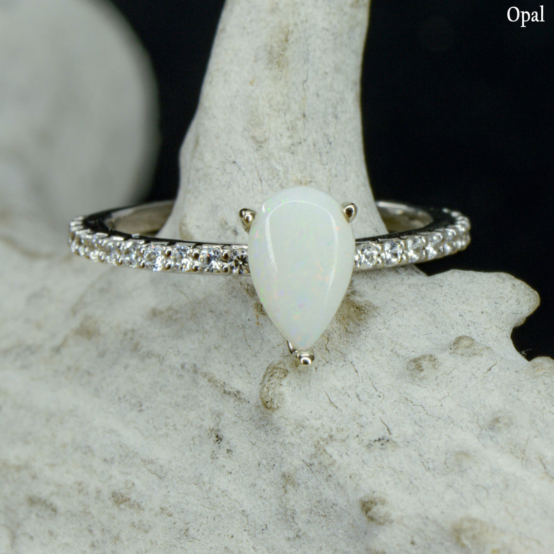 Pear Solitaire Ring - ***CHOOSE YOUR STONE***