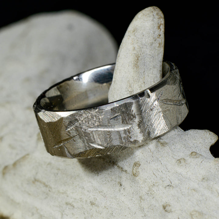 Weathered/Hammered Metal Ring