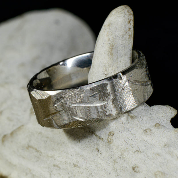 Weathered/Hammered Metal Ring