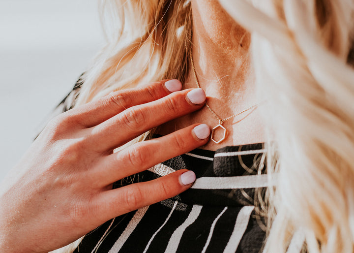 Hexagon Necklace